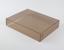 Original Thorens TD 316 318 320 Giradischi Marrone Con Copertura Dust Cover