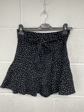 Mini skater corto Zara nero