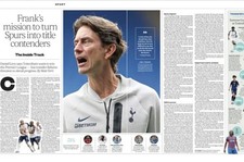 Tottenham Spurs FC Levy Interview Title Contenders T Frank News Article Clipping