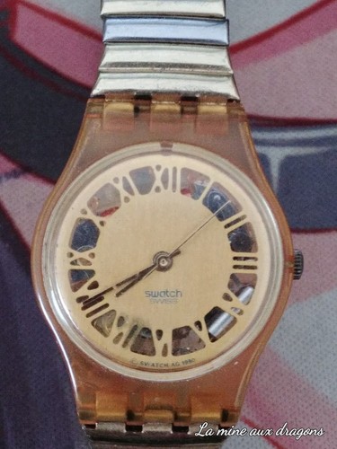 Montre swatch swiss 1990 - ag,