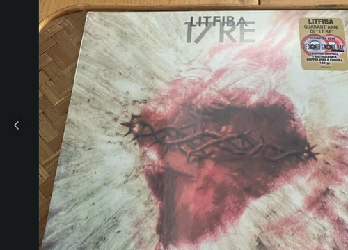 Litfiba autografato lmt - 17, re