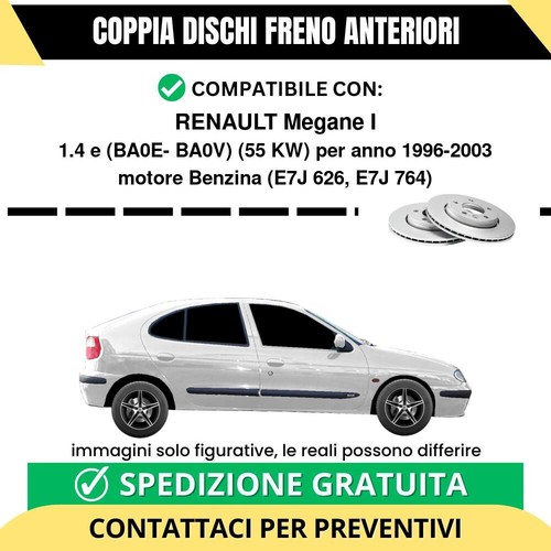 Coppia dischi freno - freno, anteriori