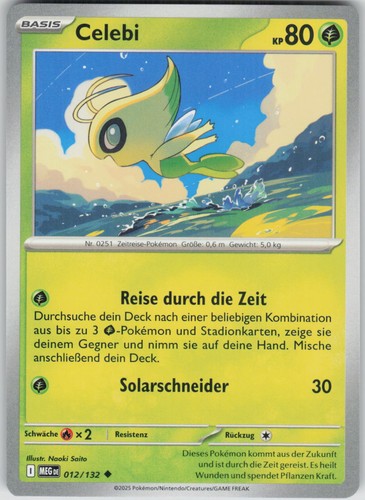 Pokemon celebi 012 132 mega - pokemon, 012/132