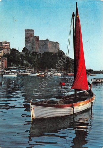 Cartolina lerici castello - lerici,