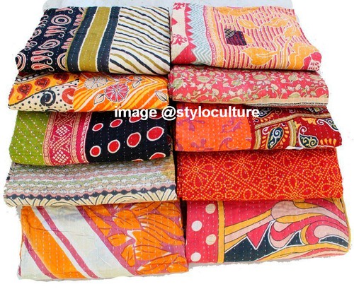 Trapunte kantha vintage - trapunte,