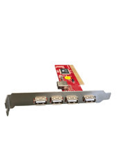 VIA 4 + 1 Port USB 2.0 PCI PC Host Controller SCHEDA VT6212L TESTATA OK