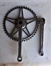 Guarnitura bici epoca, marcata LEGNANO, Italian vintage bike components