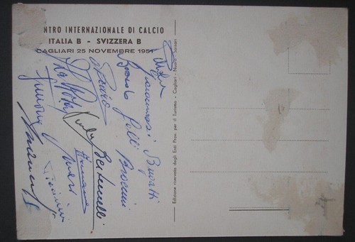 Cartolina calcio italia - cartolina,