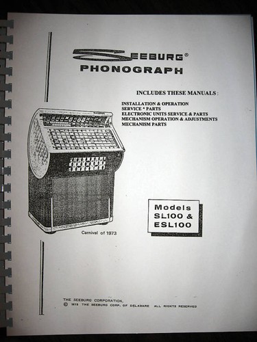 Manuale jukebox seeburg - jukebox,