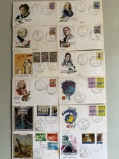 Lotto 12 Buste FDC Italia 1972–1975 — Siracusa Filatelico 