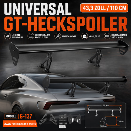 Spoiler posteriore 110 cm - gt,