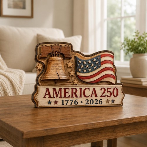 Blocco legno patriottico - di,