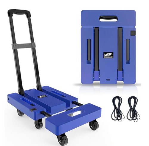 Carrello manuale blu pesante