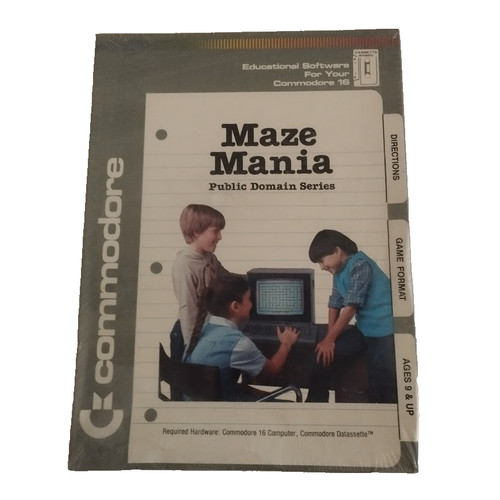 Commodore c16 maze mania - commodore,
