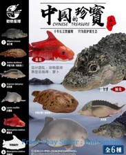 6 pezzi statue modello tesoro animale pianeta Cina Geco ChangJIang1 pesce coccodrillo