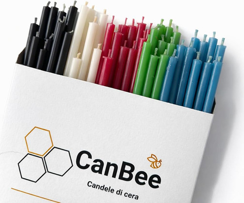 Candele colorate sottili in - 50,