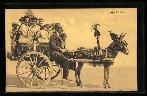 Cartolina sicilia escursione - sicilia,,