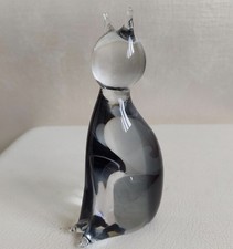 Gatto Vetro di Murano Scultura