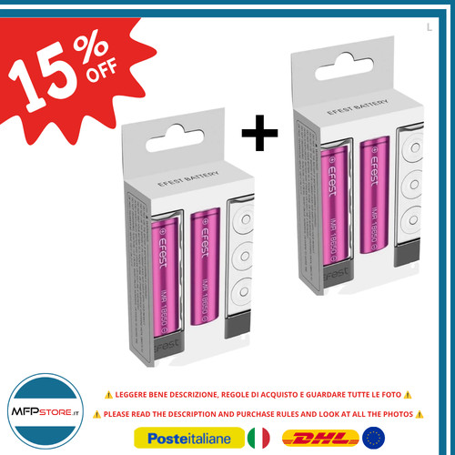 Batteria ricaricabile efest - ricaricabile,