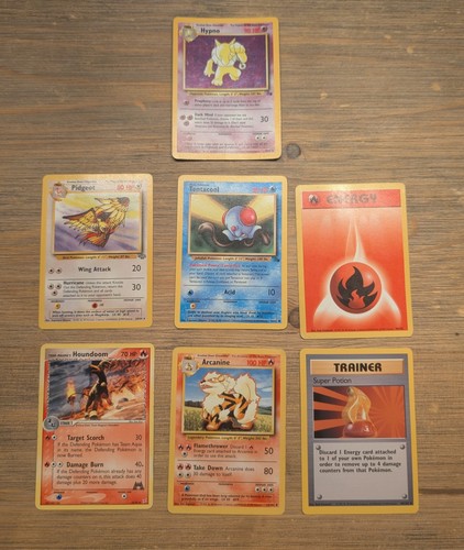 Vintage pokémon mix card lot - pokémon,