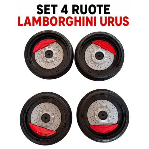 Set ruote ricambio per - 4, di