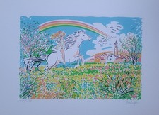 Pino Cappugi serigrafia Primavera