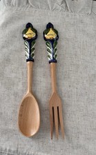 Set insalatiera in legno di