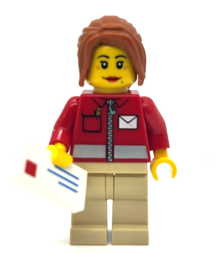 Postal worker lego minifigure - postal,