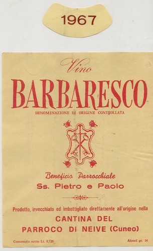 Barbaresco cantina del - ,