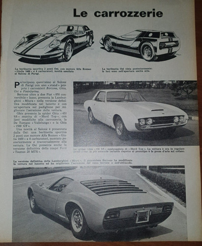 Lamborghini miura osi ghia - lamborghini,