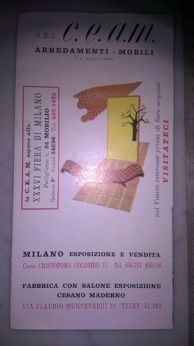 1958 raro catalogo mobilio - catalogo,