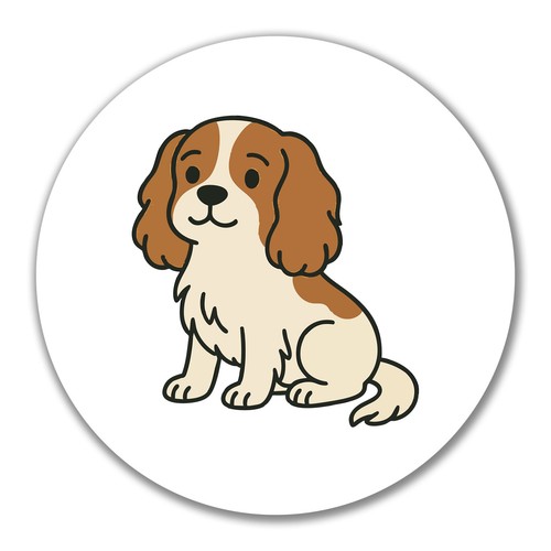 Adesivo cavalier king charles - adesivo,