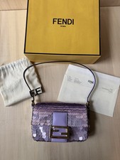 Fendi Baguette Purple Sequin