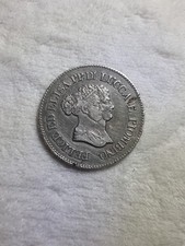 moneta argento Ducato Di Lucca e Piombino  5 Franchi 1805