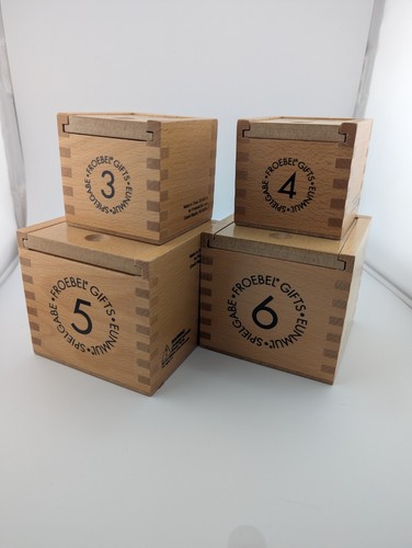 Froebel gifts scatole 5 - froebel, 3,