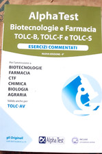 ALPHA TEST BIOTECNOLOGIE E FARMACIA. ESERCIZI COMMENTATI- 4a EDIZ.- ALPHA TEST