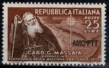 1952 TRIESTE A AMG-FTT CARDINALE MASSAIA 1 V. MNH MF96627
