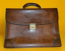 Classica VALEXTRA Milano Cartella Pelle 3  Tasche Office Bag 41x31x16 DISCRETA 