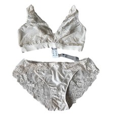 Set reggiseno e mutandine di lusso Intimissimi Pretty Flowers Lara senza ferretto 36C/medio