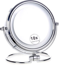 18Cm LED Illuminato Specchio Pieghevole Da Trucco, Ingranditori 5X, Funzionament