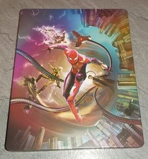 SPIDERMAN NO WAY HOME BLU RAY + BLU RAY ULTRA HD 4K + CALAMITA STEELBOOK 