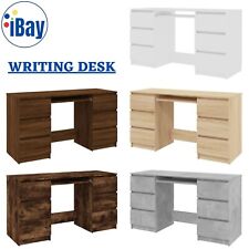 Scrivania moderna tavolo studio computer portatile workstation unità legno ingegnerizzato vidaXL