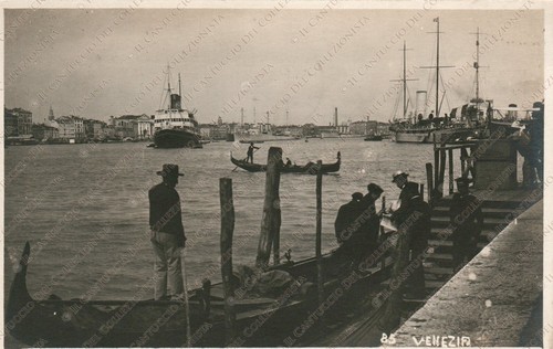 1919 venezia gondola molo - al,