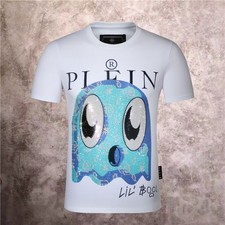 MAGLIETTA  PHILIPP PLEIN TSHIRT PHILIP TESCHIO STRASS SKULL T-SHIRT POLO MAGLIA