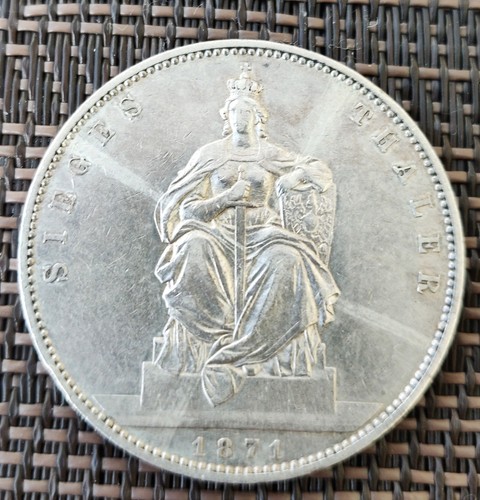 Prussia regno 1 tallero - prussia,, regno,