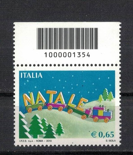 Codice barre natale - a,