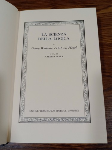 Scienza della logica - scienza,