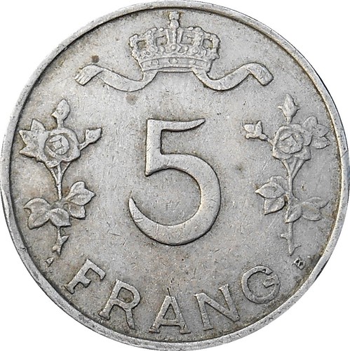 Luxembourg francs frang 1949 - 5,