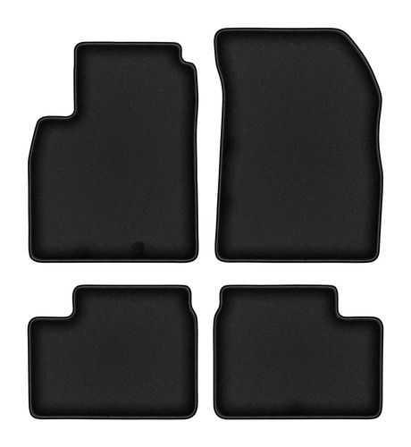 Set tappetini auto velour neri