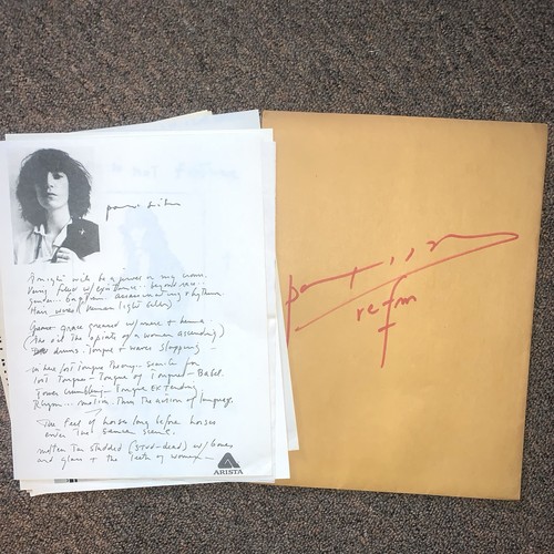 Patti smith group firmato - smith,